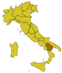 basilicata map