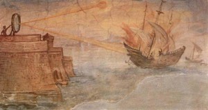 Archimedes-set-on-fire-the-Roman-ships